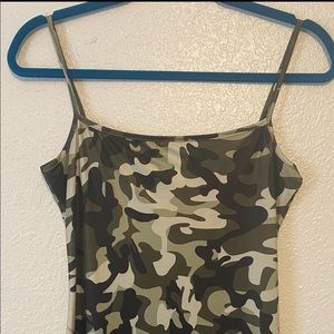 Camouflage T-shirt Dress